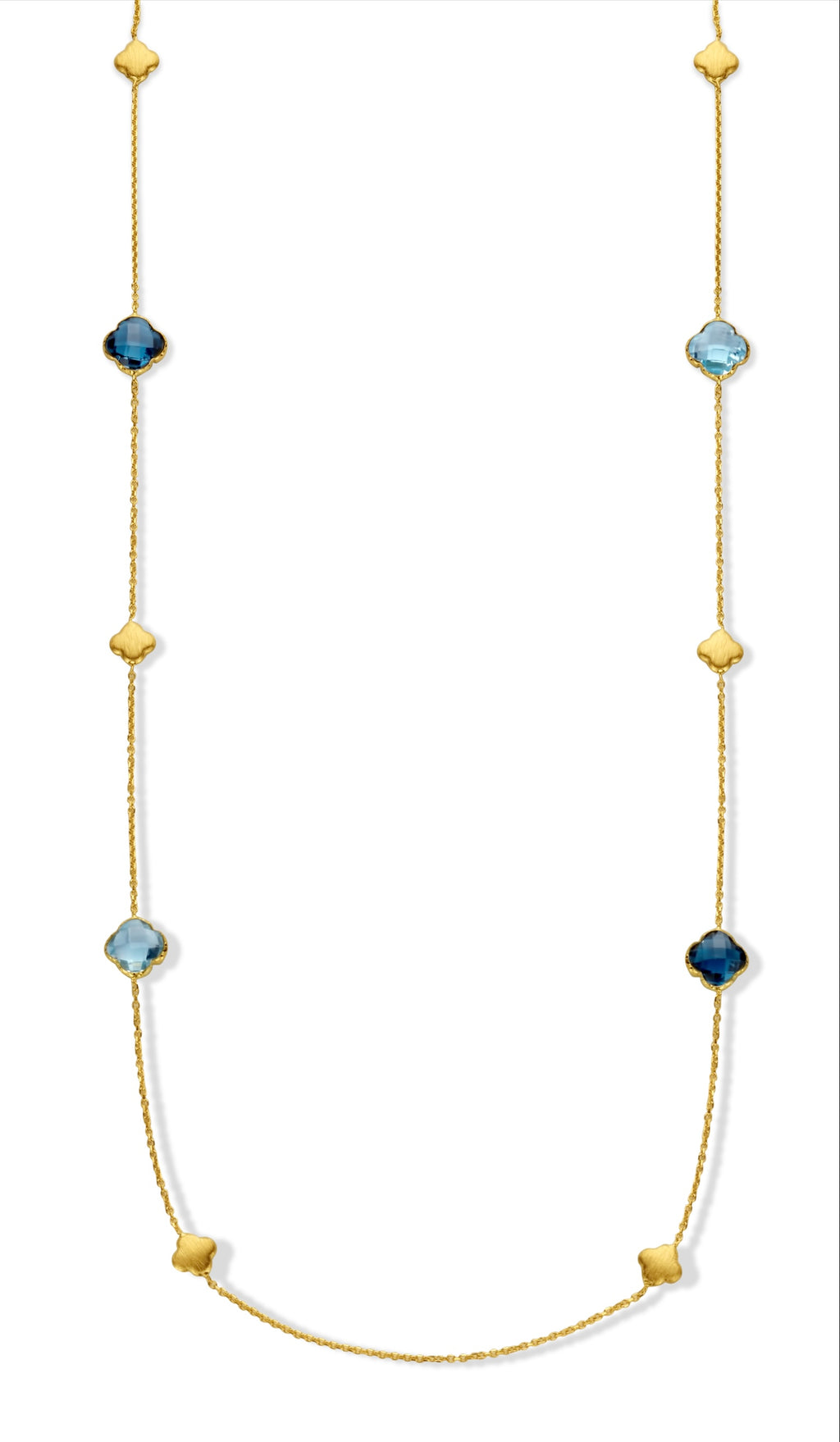 Collier en Or jaune avec du Topaze