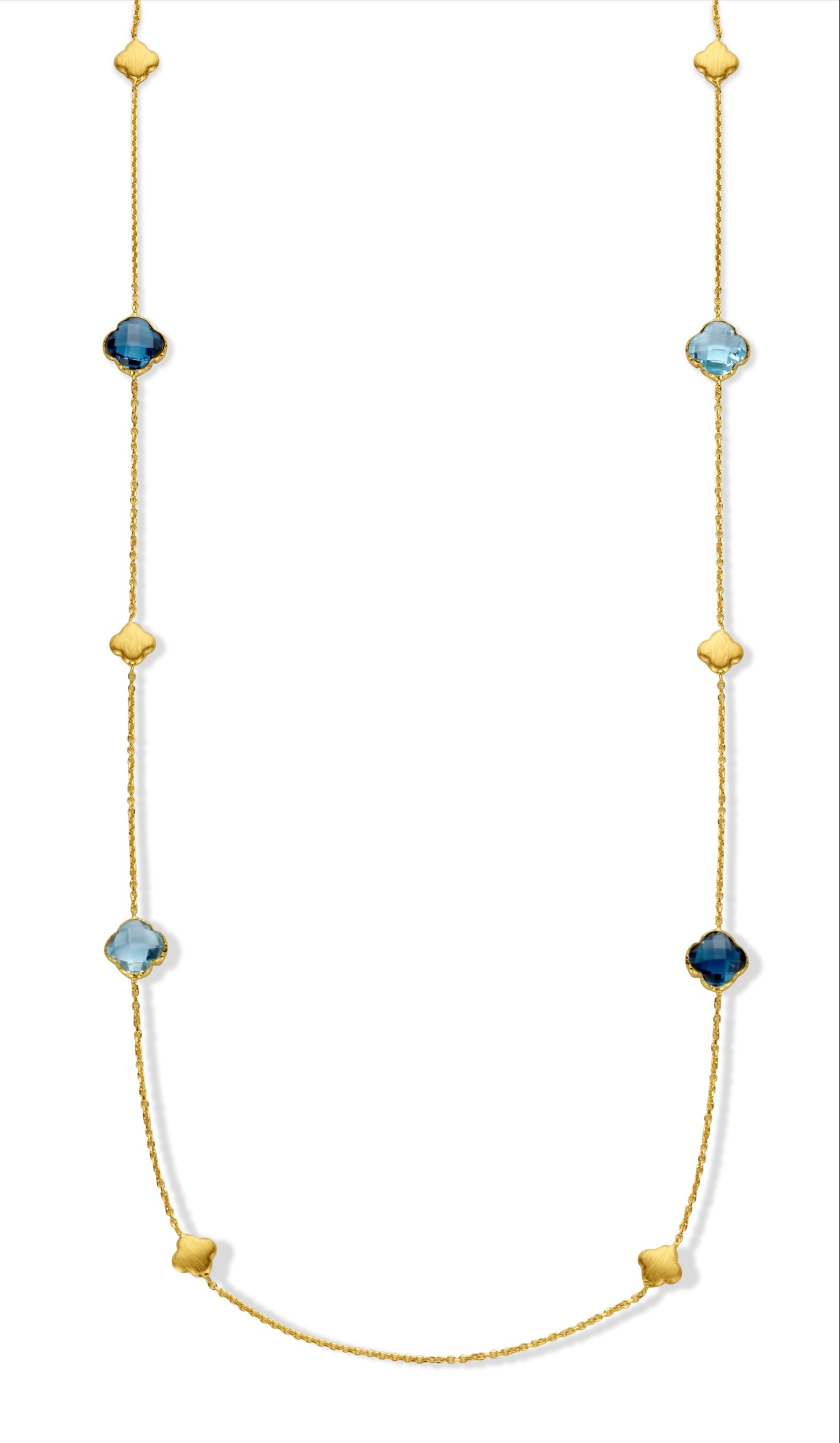 Collier en Or jaune avec du Topaze