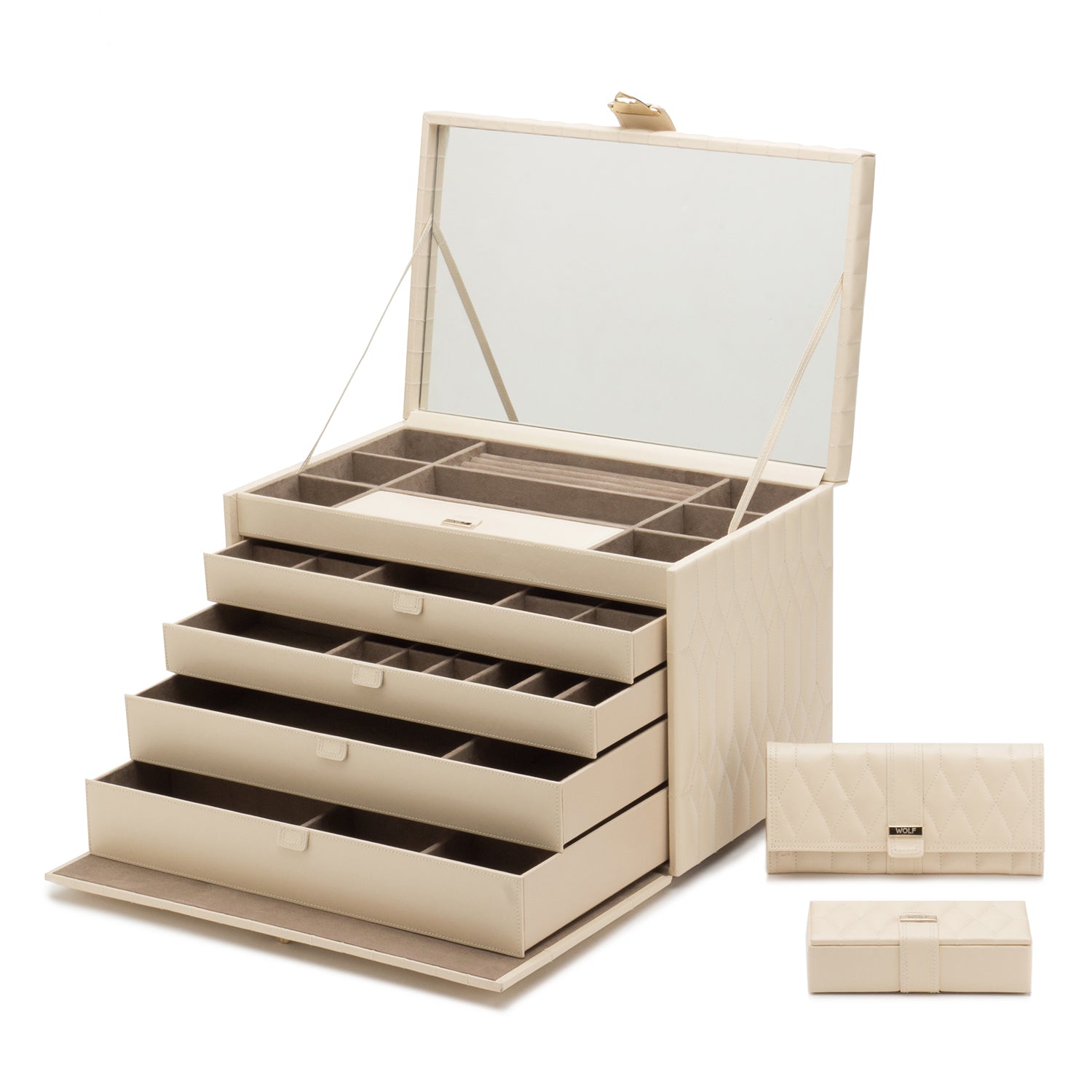 Coffret à bijoux "Caroline" à 4 étages de Wolf1834