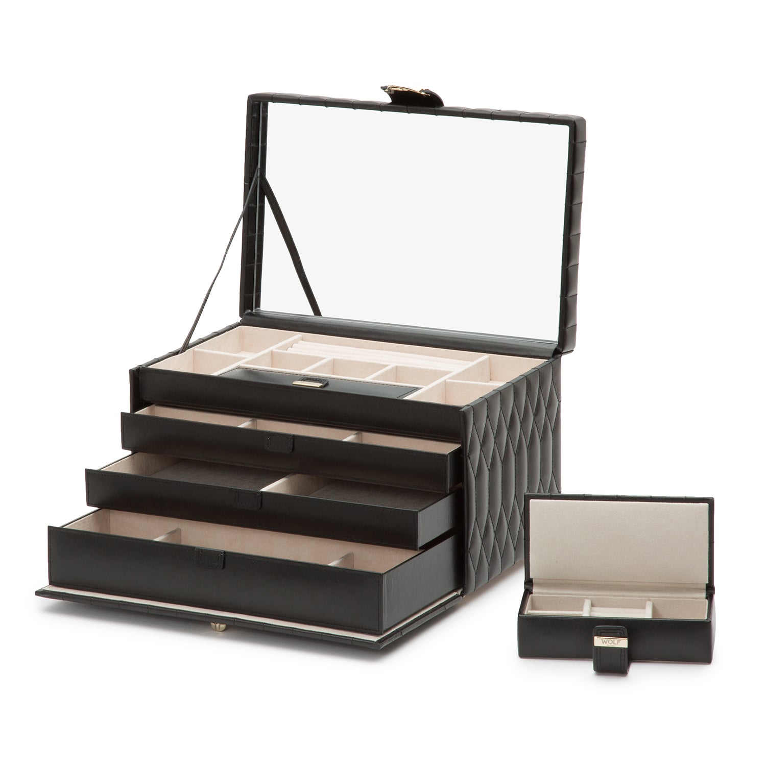 Coffret à bijoux "Caroline" à 3 étages de Wolf1834