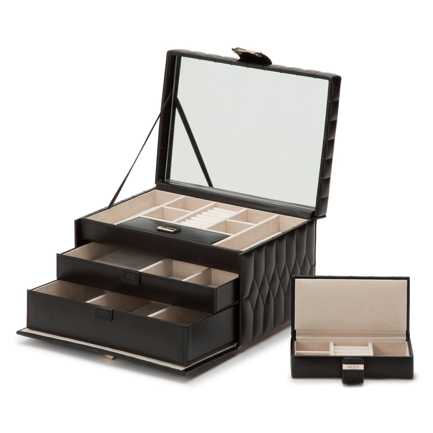 Coffret à bijoux "Caroline" à 2 étages de Wolf1834