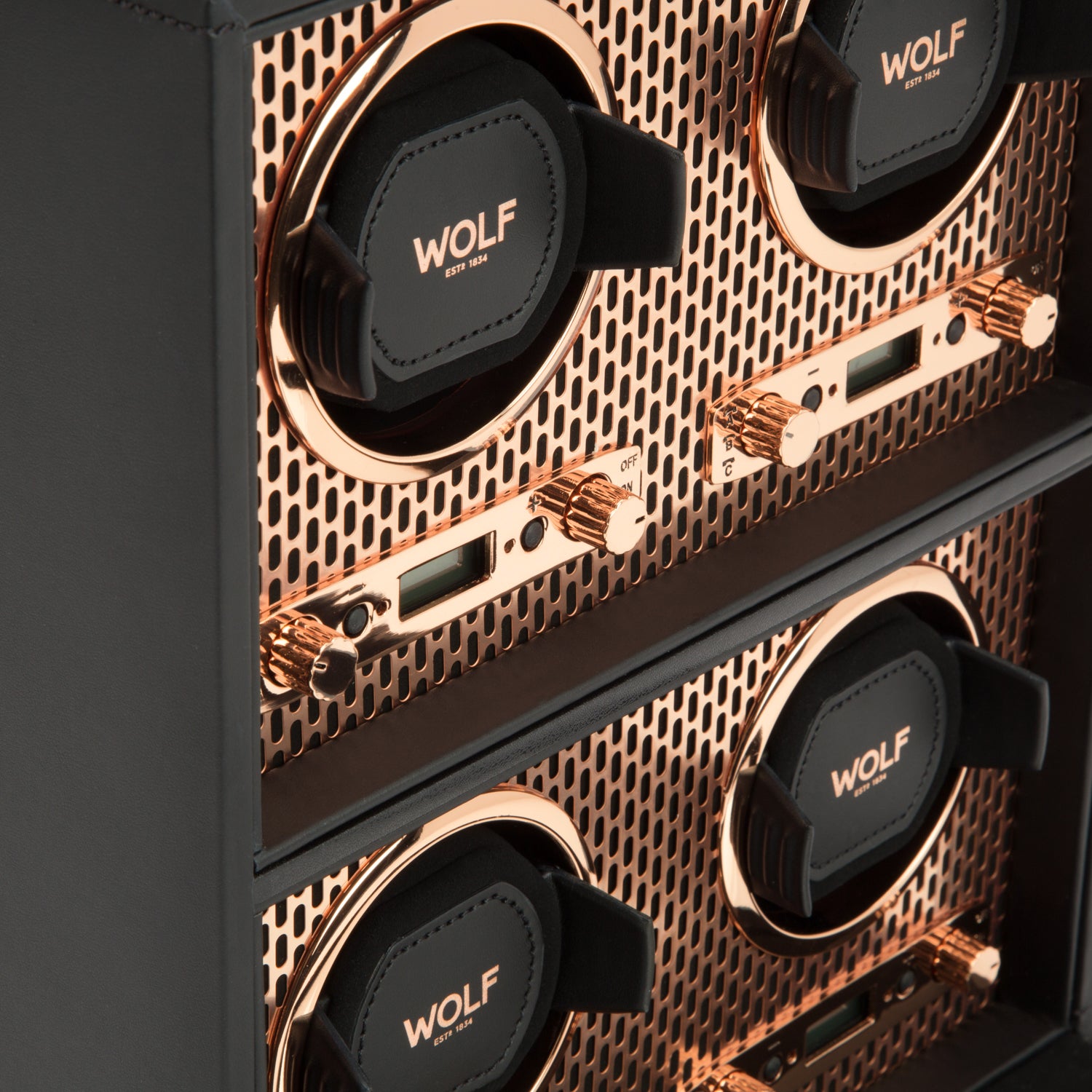 Remontoir "Axis" pour 4 montres de Wolf1834