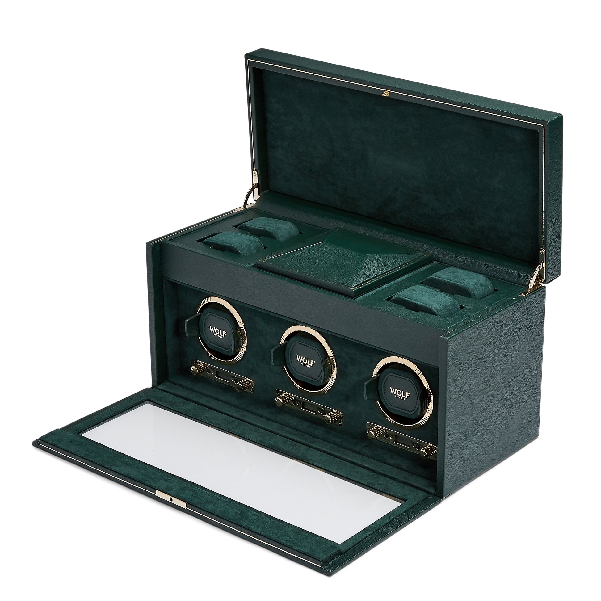 Remontoir "British Racing" pour 3 montres de Wolf1834