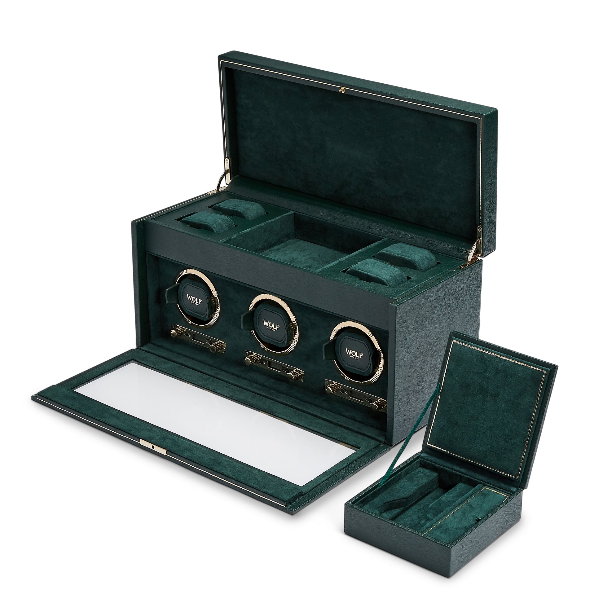 Remontoir "British Racing" pour 3 montres de Wolf1834